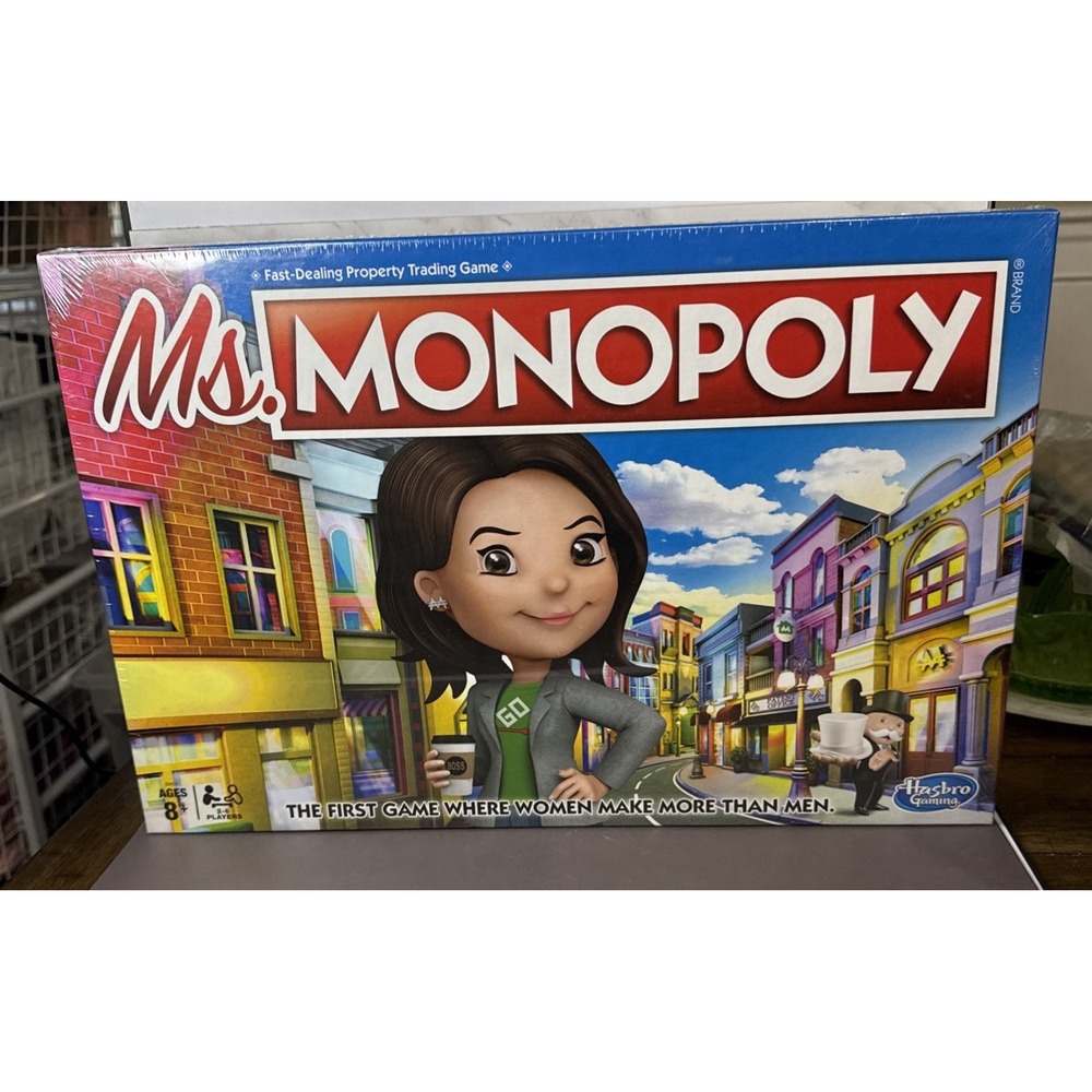 Hasbro NEW * Ms Monopoly *‎ Board Game Ages 8+ Women Investors Property Trading